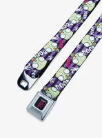 Buckle-Down Invader Zim Checkered Seat Belt Belt