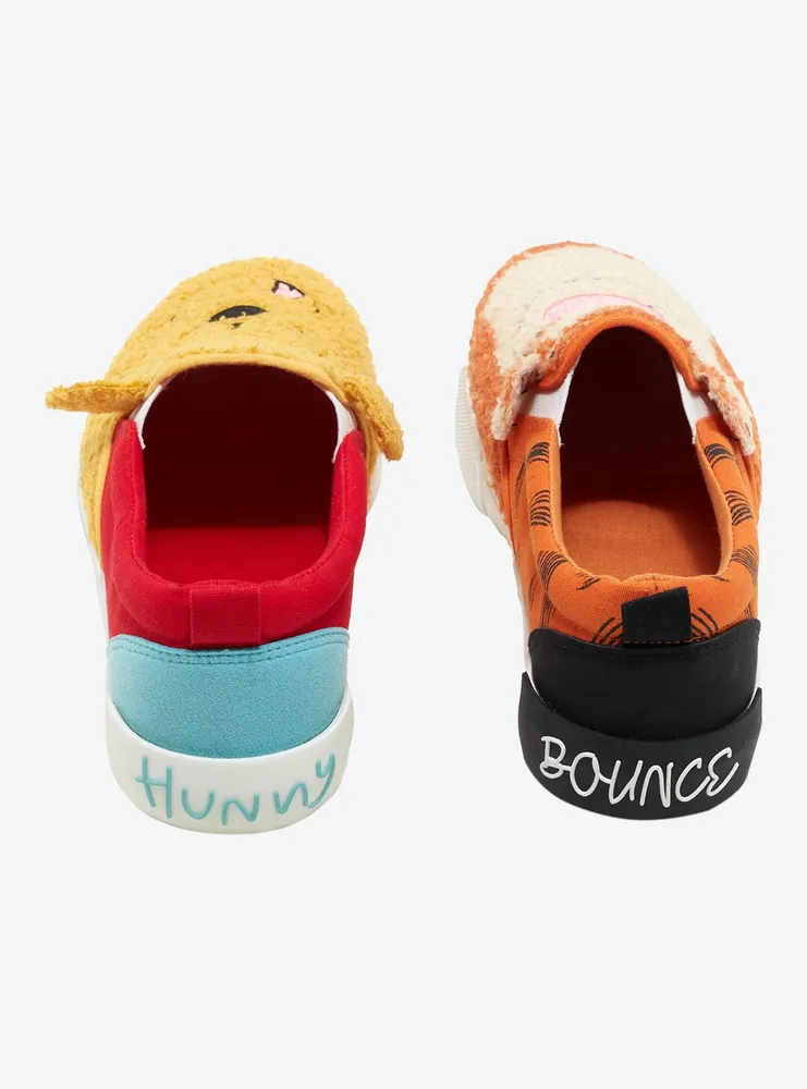 Disney Winnie The Pooh Fuzzy Tigger & Slip-On Sneakers