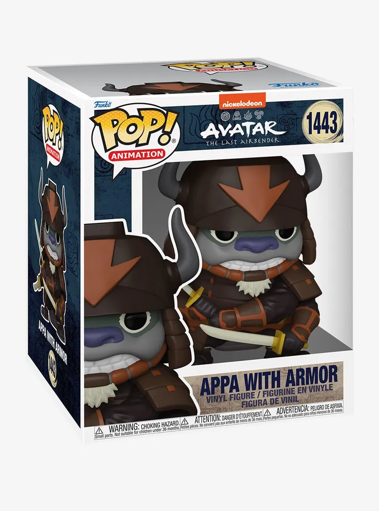 Funko Avatar: The Last Airbender Pop! Animation Appa With Armor Vinyl Figure