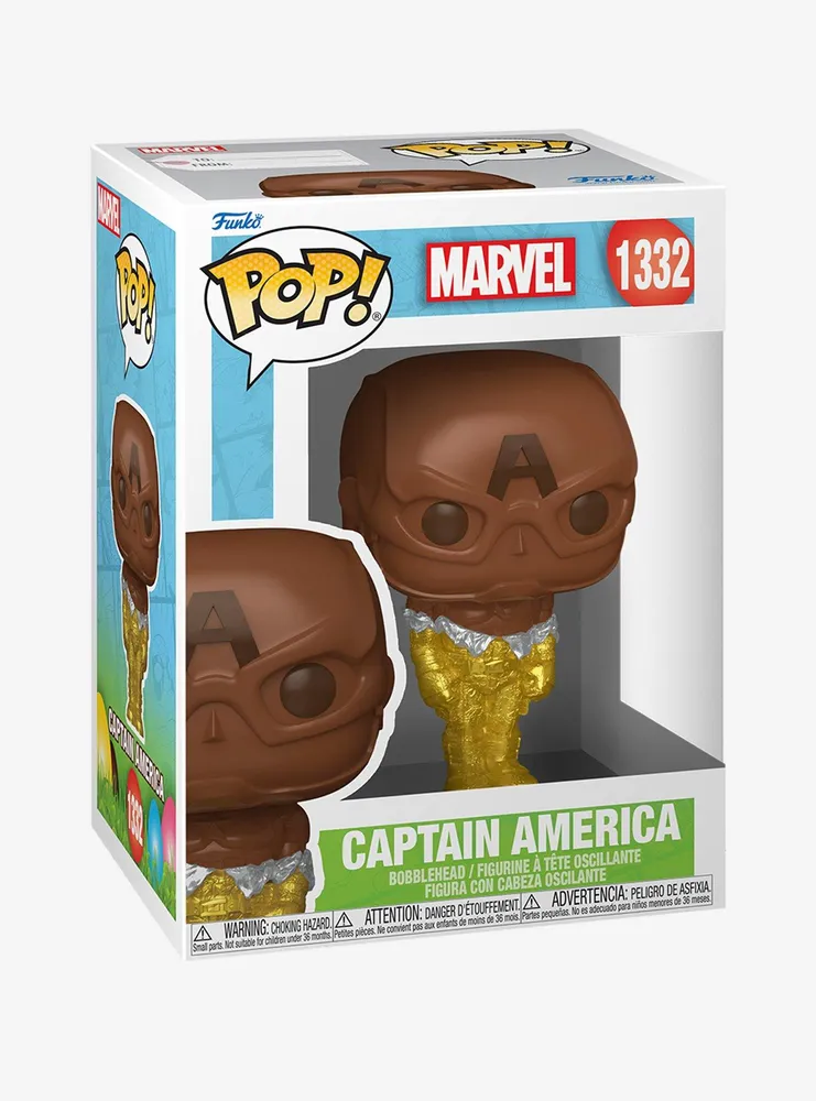 Funko Marvel Pop! Captain America (Chocolate) Vinyl Bobble-Head Figure