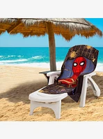 Marvel Spider-Man Gold Spiders Beach Towel