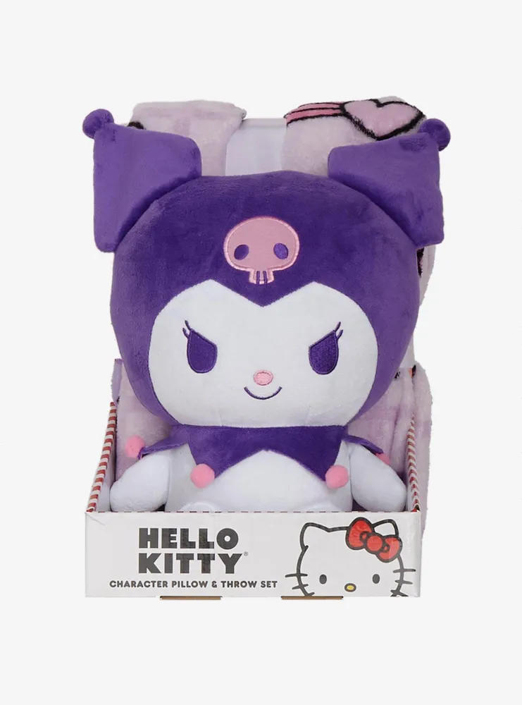 Kuromi Plush & Throw Blanket Set