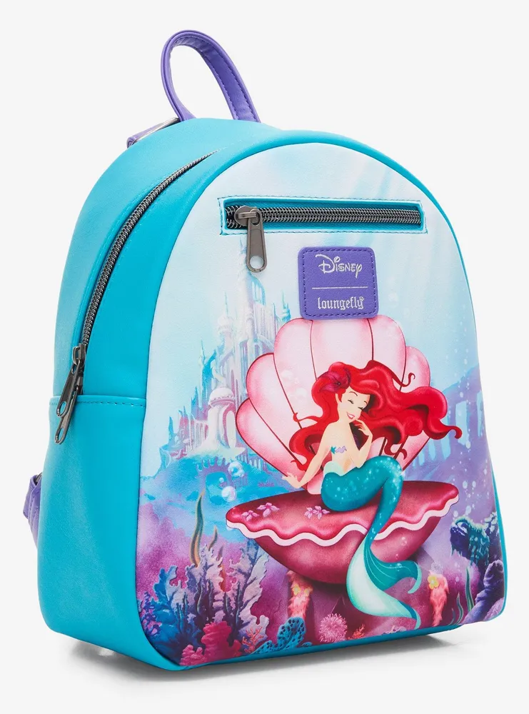 Loungefly Disney The Little Mermaid Ariel Shell Mini Backpack