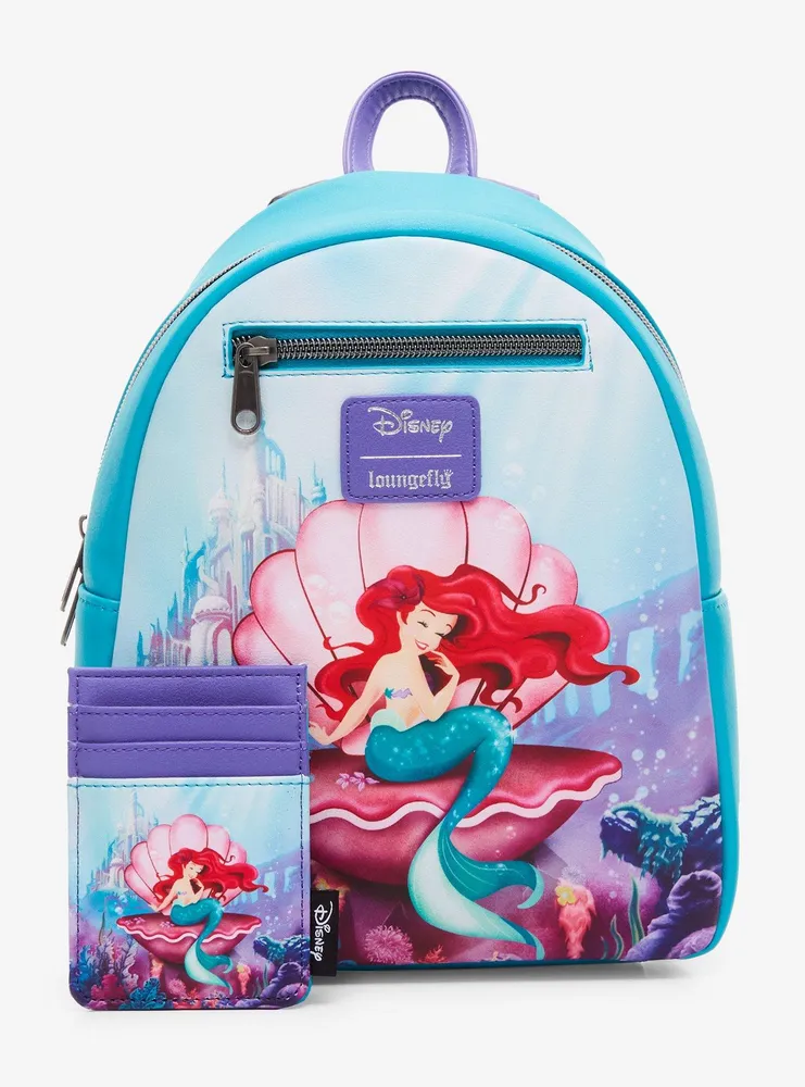 Loungefly Disney The Little Mermaid Ariel Shell Mini Backpack