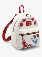 Loungefly Disney Snow White And The Seven Dwarfs Floral Mini Backpack