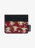 Loungefly Star Wars The Mandalorian Grogu Floral Cardholder