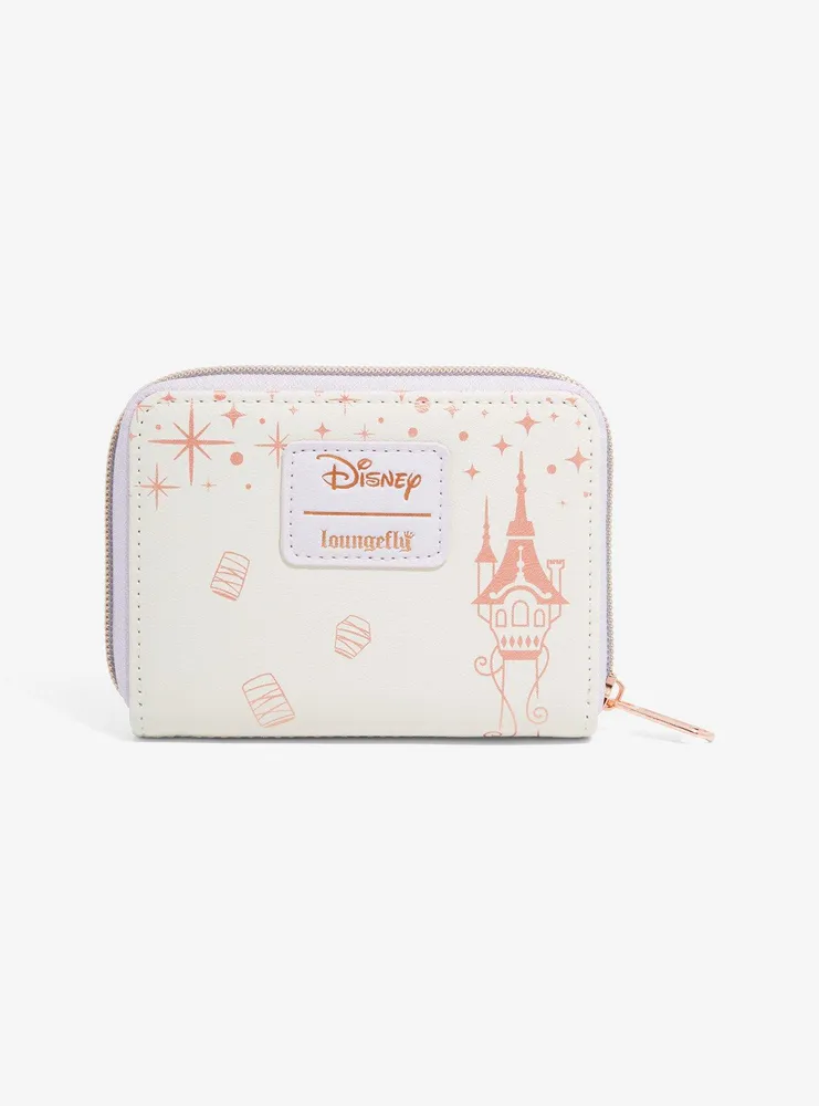 Loungefly Disney Tangled Rapunzel Stars Mini Zipper Wallet