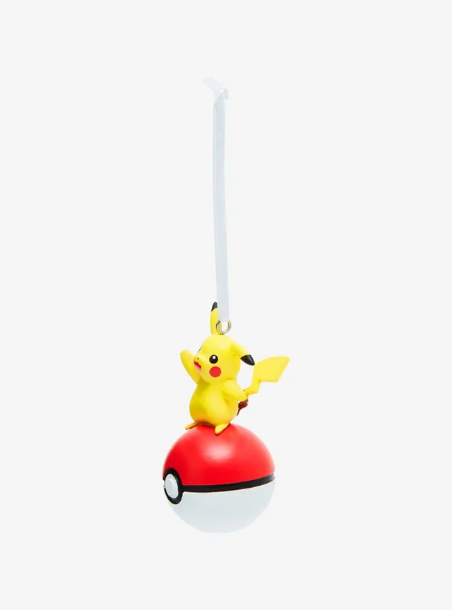 Hallmark Pokémon Pikachu on Poké Ball Christmas Ornament