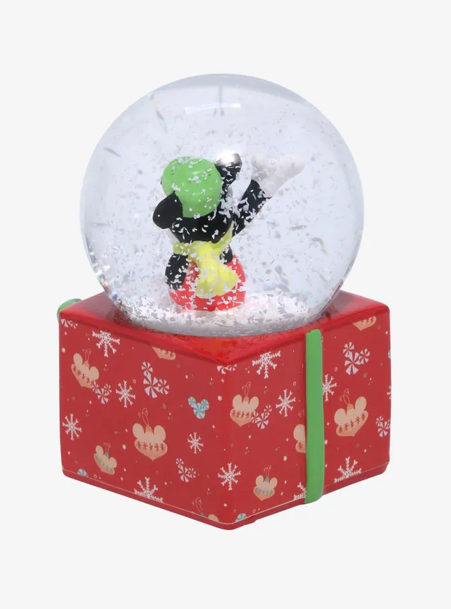 Disney Mickey Mouse Christmas Snowglobe Glitter Gift Bags/ Set Of