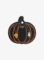 Cosmic Aura Pumpkin & Ghost Popsicle Best Friend Necklace Set