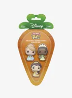 Funko Pocket Pop! Disney Princesses Cinderella, Tiana, and Belle Figure Set