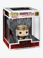 Funko Pop! Deluxe House of the Dragon Viserys on the Iron Throne Vinyl Figure