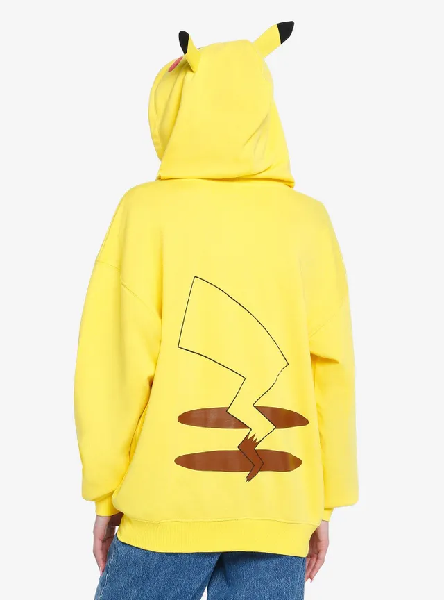 Hot Topic Pokemon Pikachu 3D Ears Girls Hoodie