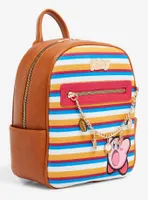 Nintendo Kirby Striped Charm Mini Backpack