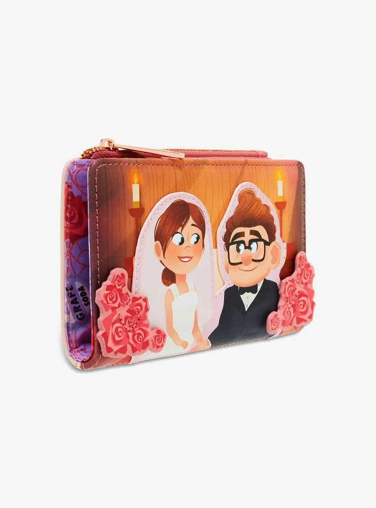 Loungefly Disney Pixar Up Carl & Ellie Wedding Scene Wallet - BoxLunch Exclusive
