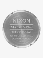 Nixon Corporal Stainless Steel Silver x Gunmetal Watch