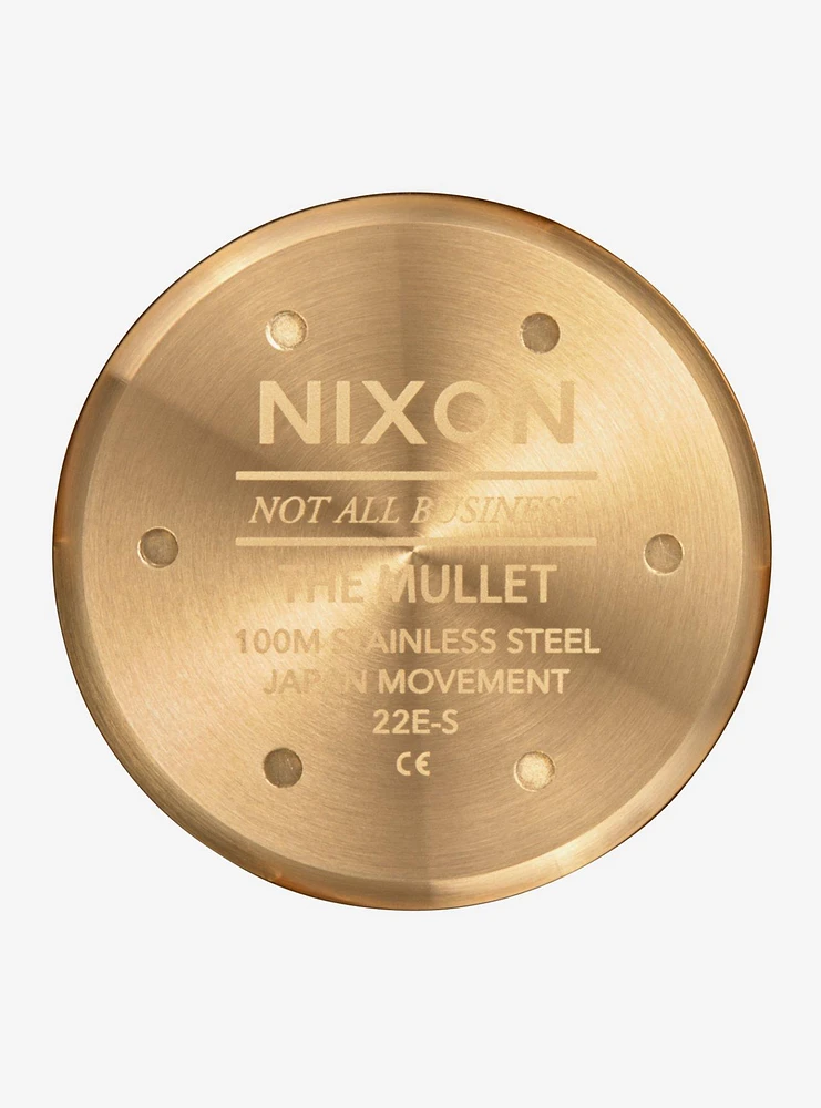 Nixon Mullet Light Gold x White Watch
