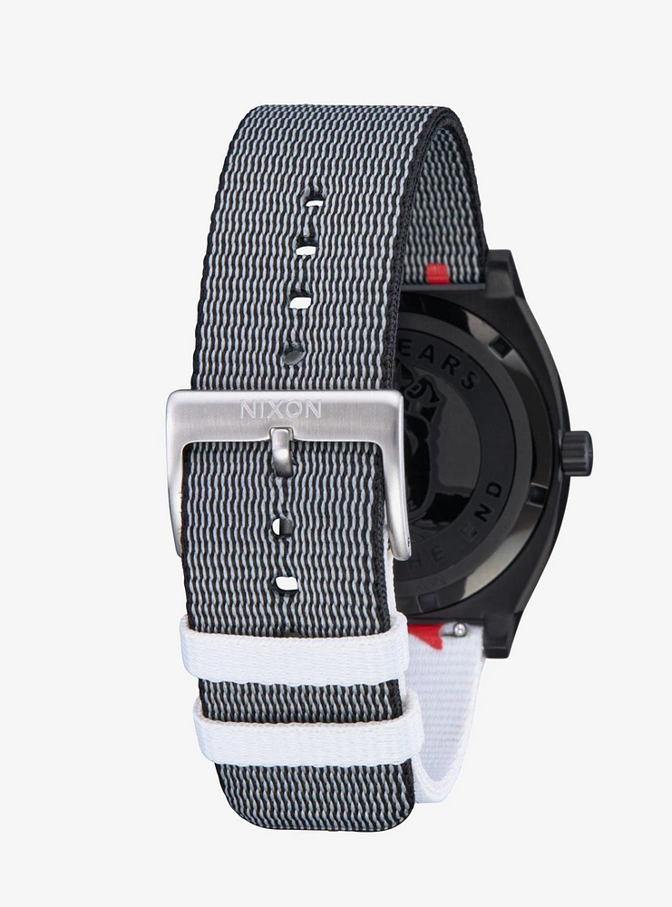 Nixon Santa Cruz Time Teller Black x Silver Watch