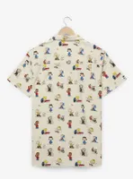 Peanuts Characters Allover Print Woven Button-Up - BoxLunch Exclusive