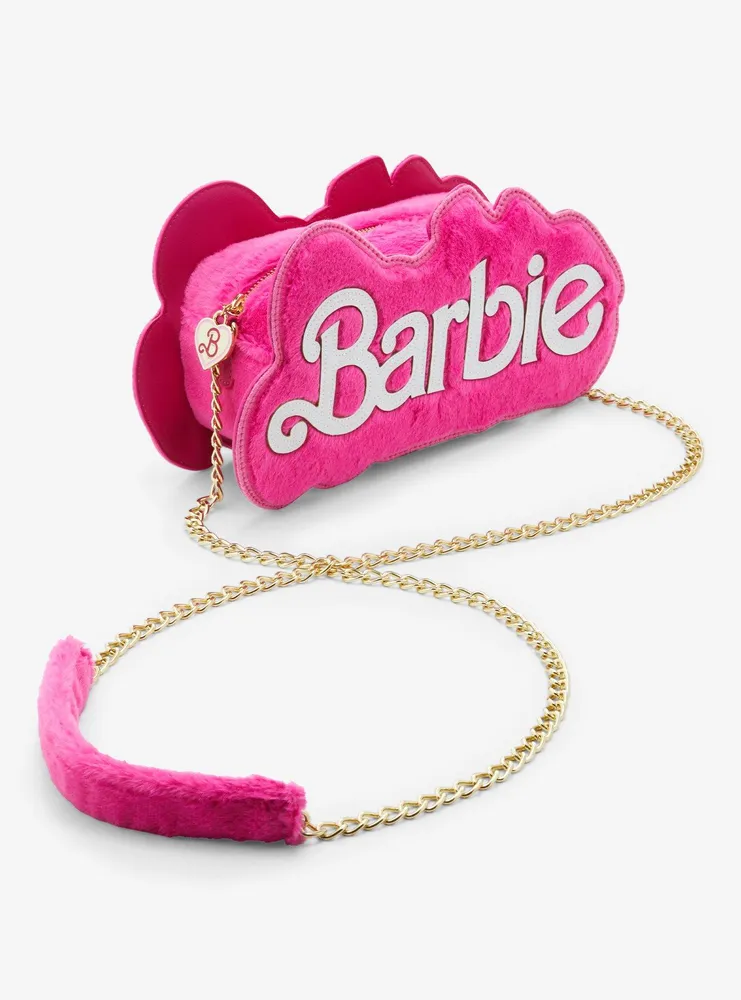 Barbie Allover Print Pin Display Crossbody Bag - BoxLunch