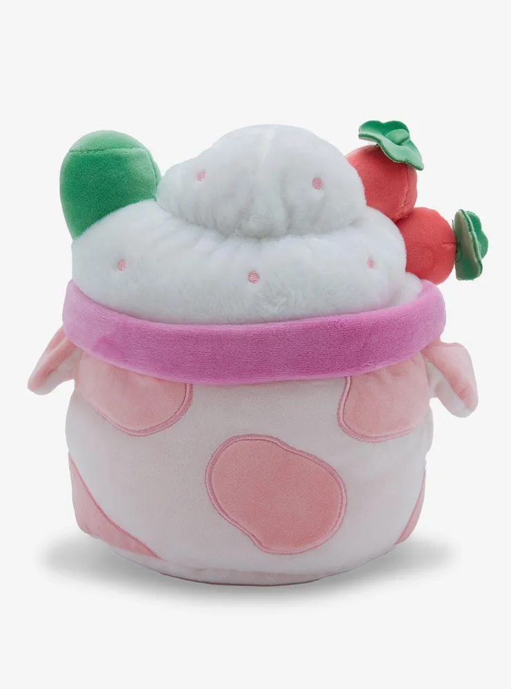 Cuddle Barn Strawberry Mooshake 11 Inch Plush