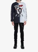 Friday The 13th Black & White Split Long-Sleeve T-Shirt