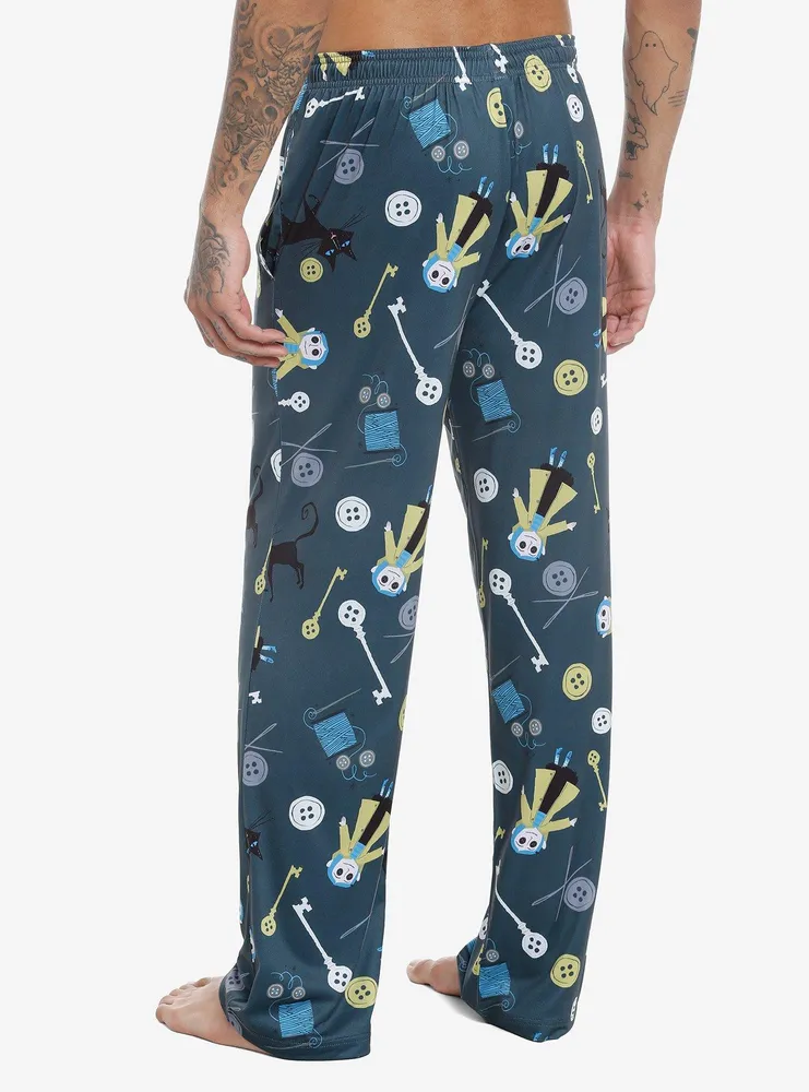 Coraline Buttons Pajama Pants