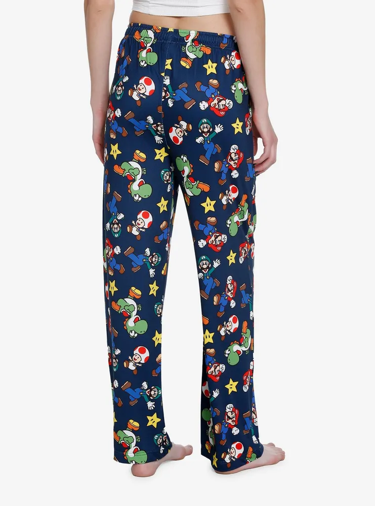 Super Mario Bros. Characters Pajama Pants