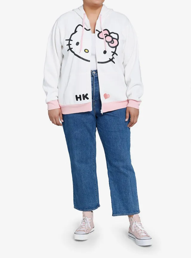 Hello Kitty 3D Ears Girls Hoodie Plus Size