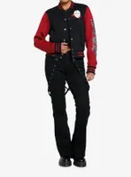 Friday The 13th Jason Color-Block Girls Varsity Jacket