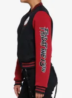 Friday The 13th Jason Color-Block Girls Varsity Jacket