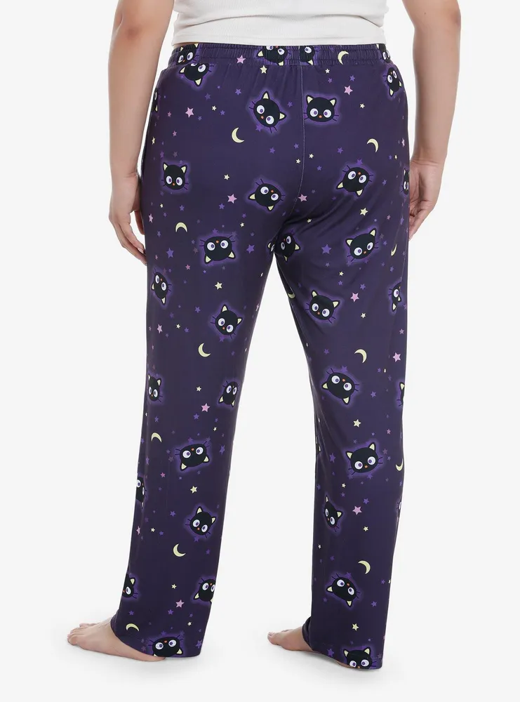 Chococat Stars & Moons Girls Pajama Pants Plus