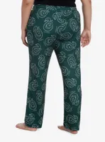 Harry Potter Slytherin Mascot Girls Pajama Pants Plus