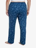 Harry Potter Ravenclaw Mascot Girls Pajama Pants Plus