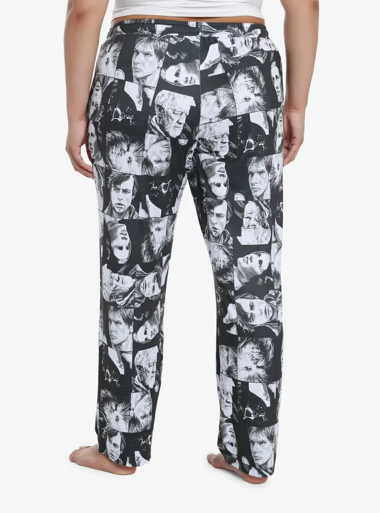 Star Wars Collage Girls Pajama Pants Plus