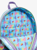 Loungefly Lisa Frank Color Block Rainbow Mini Backpack