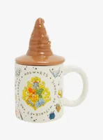 Harry Potter Hogwarts Mug with Sorting Hat Figural Lid