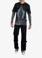 Skeleton Vine Long-Sleeve Twofer