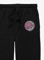 Jurassic Park Pink Logo Pajama Pants