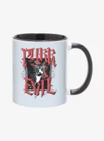 Purr Evil Cat Portrait Mug 11oz