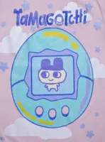 Tamagotchi Glitter Boyfriend Fit Girls T-Shirt