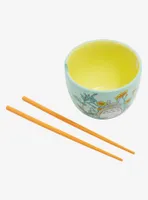 Studio Ghibli My Neighbor Totoro Floral Totoro Ramen Bowl with Chopsticks - BoxLunch Exclusive