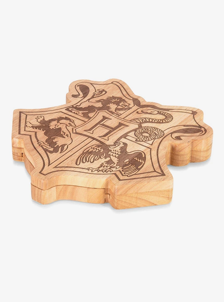 Harry Potter Hogwarts Crest Parawood Cheese Set with Tools