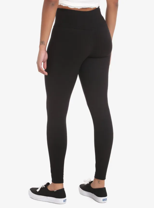 Women's Black Furman Paladins Plus Size Thigh Logo Yoga Leggings