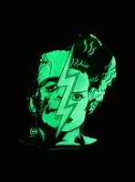 Universal Monsters Frankenstein & Bride Split Glow-In-The-Dark Enamel Pin