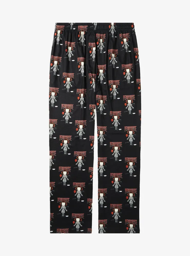 It Pennywise Allover Print Plus Sleep Pants - BoxLunch Exclusive