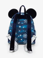 Loungefly Disney Snowflake Minnie Mouse Ears Mini Backpack - BoxLunch Exclusive