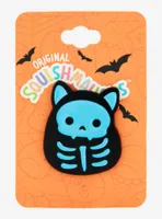 Squishmallows Stump the Skeleton Cat Glow-in-the-Dark Enamel Pin - BoxLunch Exclusive