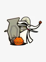 Loungefly The Nightmare Before Christmas 30th Anniversary Zero Gravestone Sliding Glow-in-the-Dark Limited Edition Enamel Pin - BoxLunch Exclusive