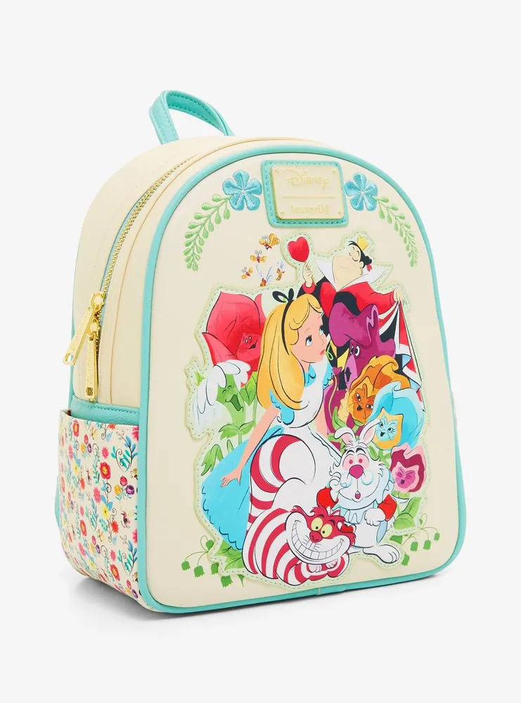 Loungefly Disney Alice in Wonderland Floral Character Portrait Mini Backpack - BoxLunch Exclusive